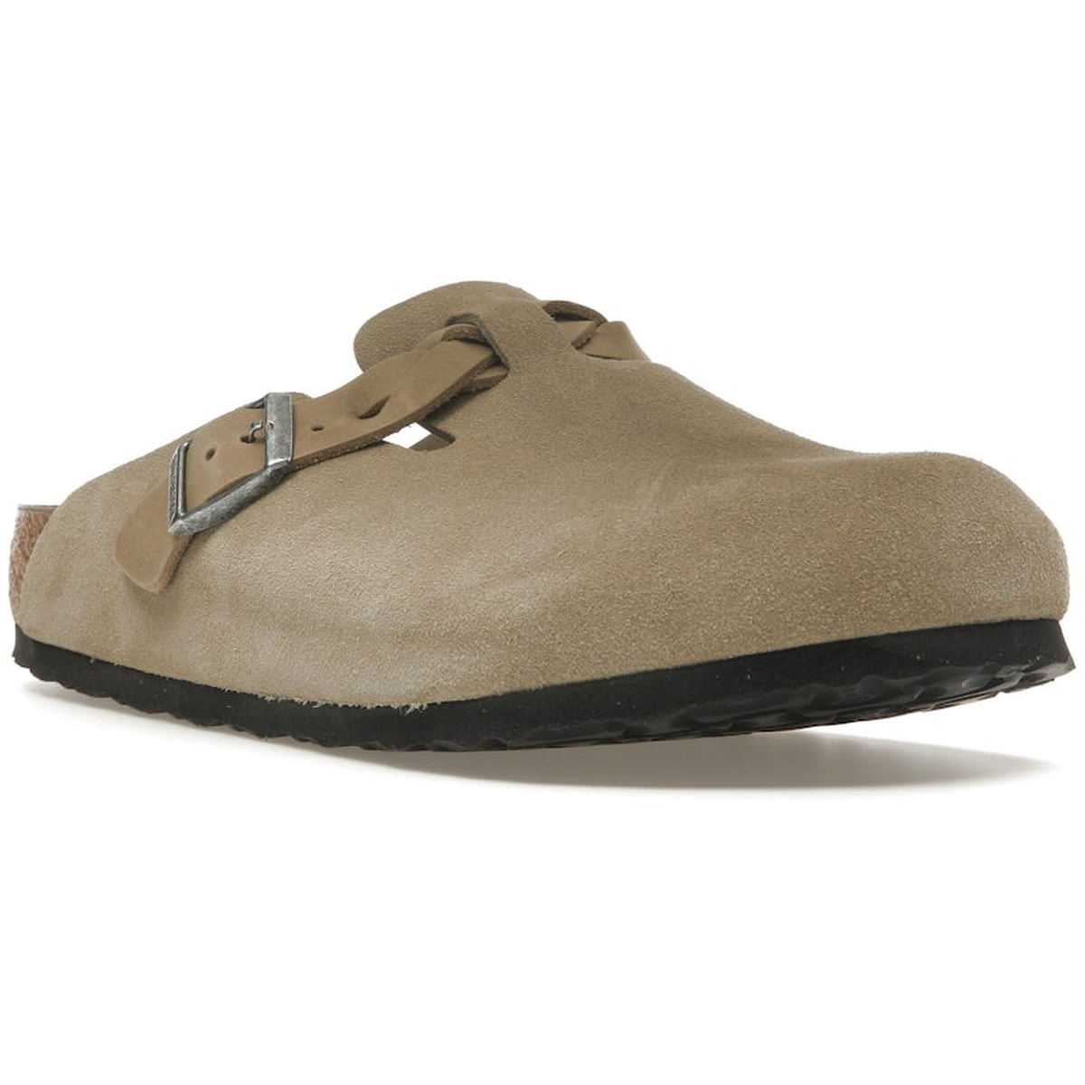 Thumbnail af Birkenstock Boston Braided Suede Taupe 2