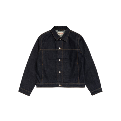 Stussy Trucker Jacket Denim Rinsed Indigo