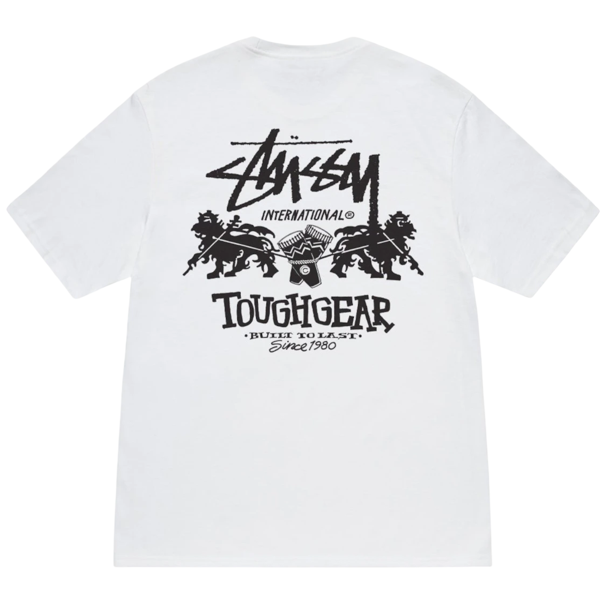 Stussy Tough Gear International Tee White