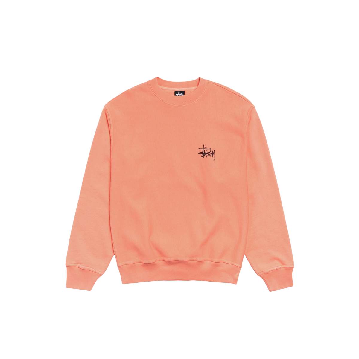 Stussy Basic Crew Pigment Dyed Sherbert