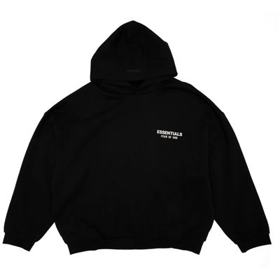 Fear of God Essentials Fleece Hoodie Black FW24