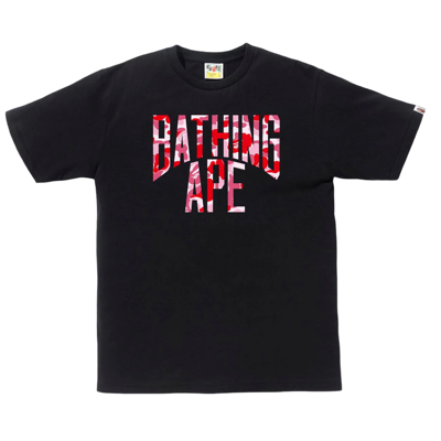BAPE ABC Camo NYC Logo Tee White Green