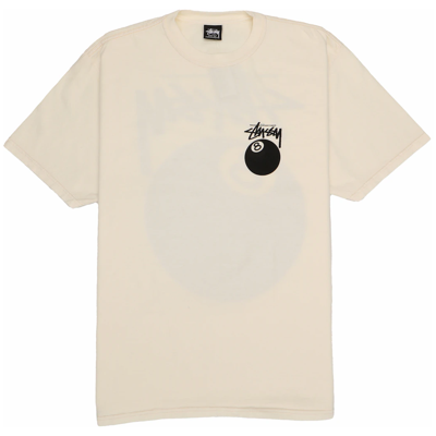 Stussy 8 Ball Pigment Dyed Tee Natural