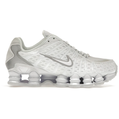 Nike Shox TL White Metallic Silver Max Orange