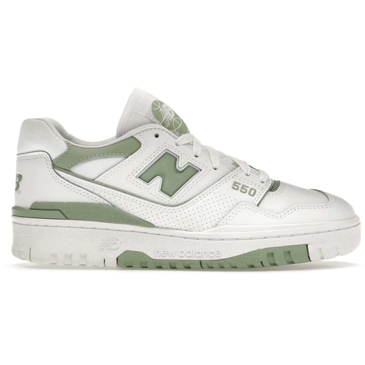 New Balance 550 White Mint Green