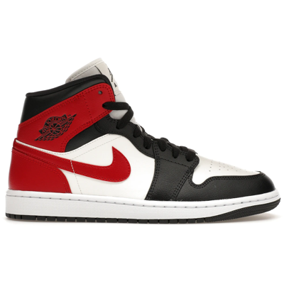 Air Jordan 1 Mid Gym Red Off Noir