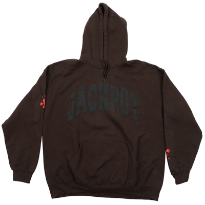 Travis Scott Road to Utopia Las Vegas Jackpot Hoodie Brown