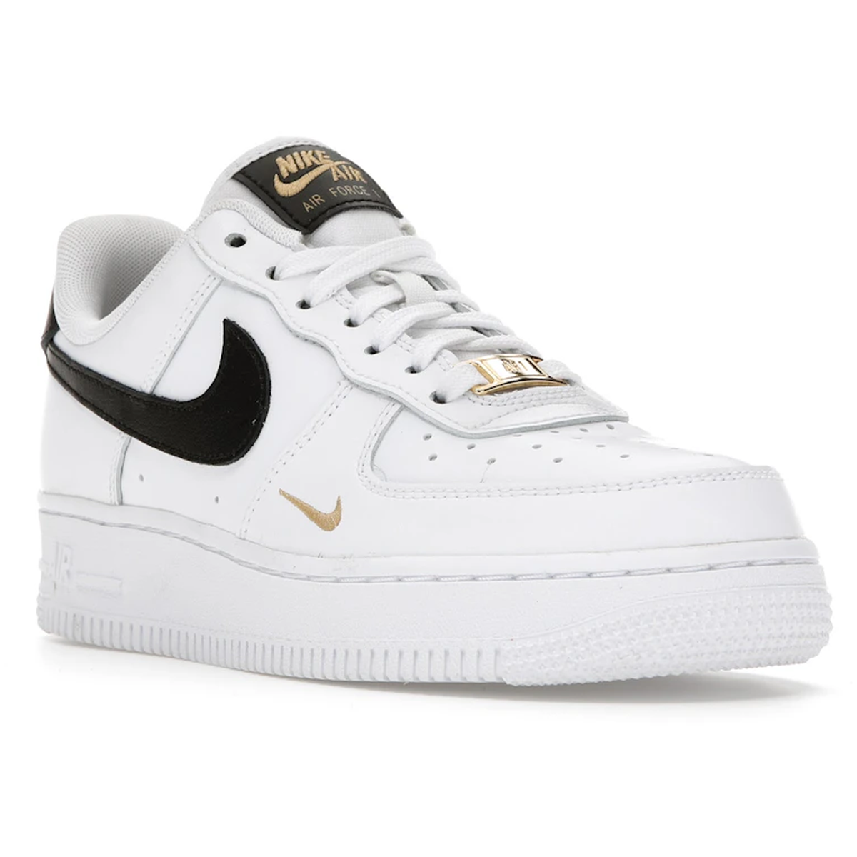 Thumbnail af Nike Air Force 1 Low Essential White Black Gold Mini Swoosh 2