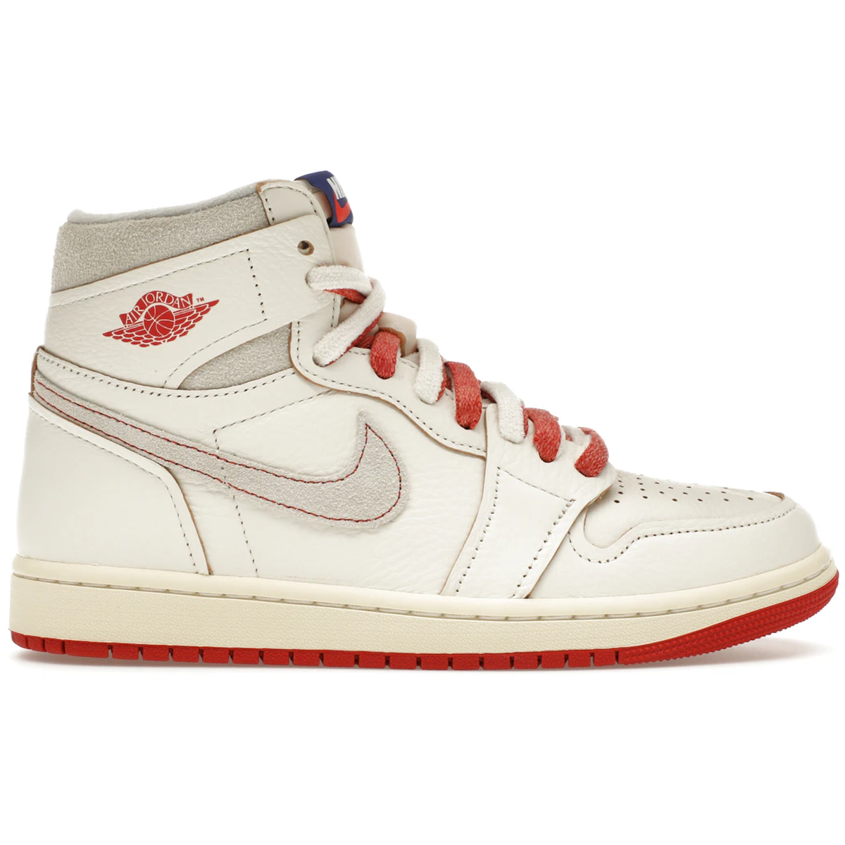 Air Jordan 1 Retro High Rare Air Sail Cinnabar