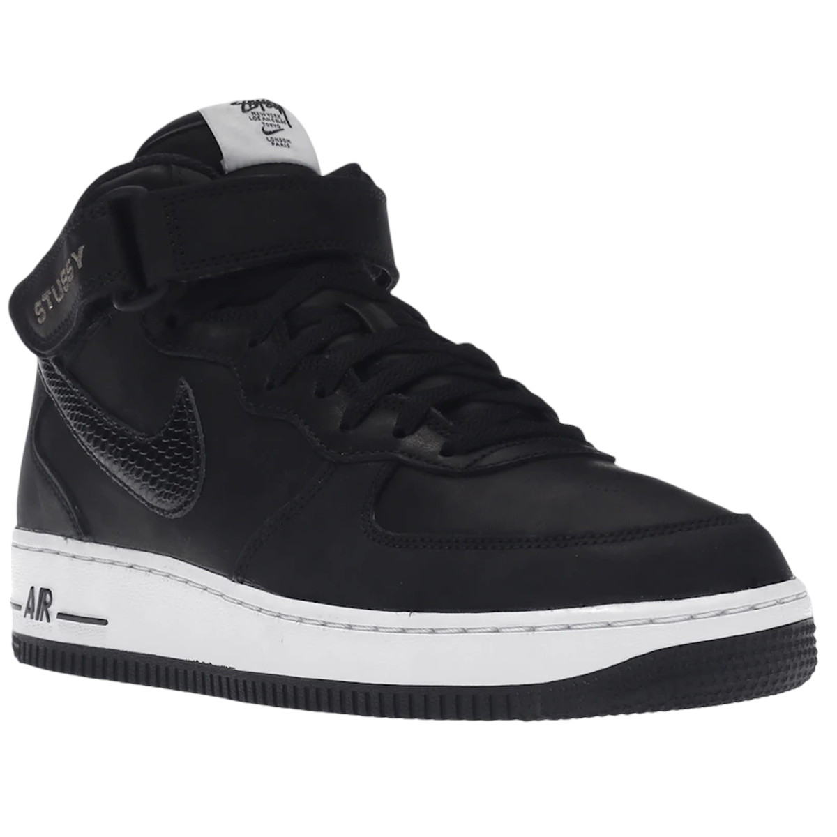 Thumbnail af Nike Air Force 1 Mid Stussy Black White 2