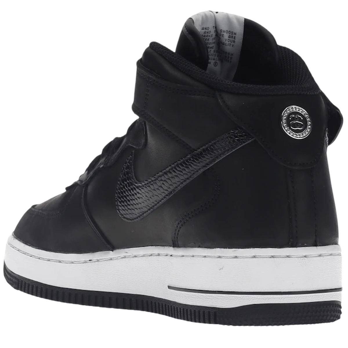 Thumbnail af Nike Air Force 1 Mid Stussy Black White 4