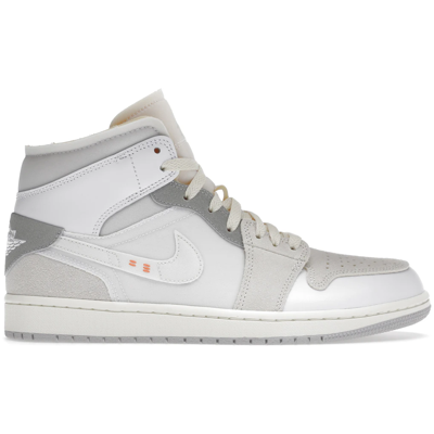Air Jordan 1 Mid SE Craft Inside Out White Grey