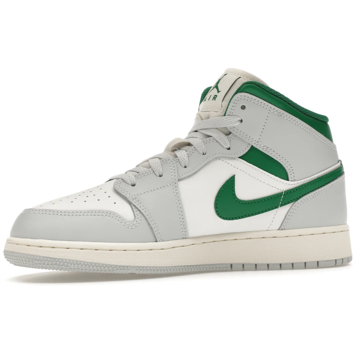 Thumbnail af Air Jordan 1 Mid White Pure Platinum Pine Green 3