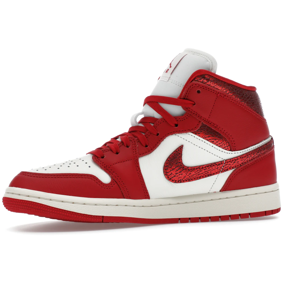 Thumbnail af Air Jordan 1 Mid SE Red Cracked Leather 3