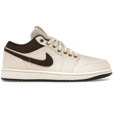 Air Jordan 1 Low Premium Pale Ivory Off Noir Baroque Brown