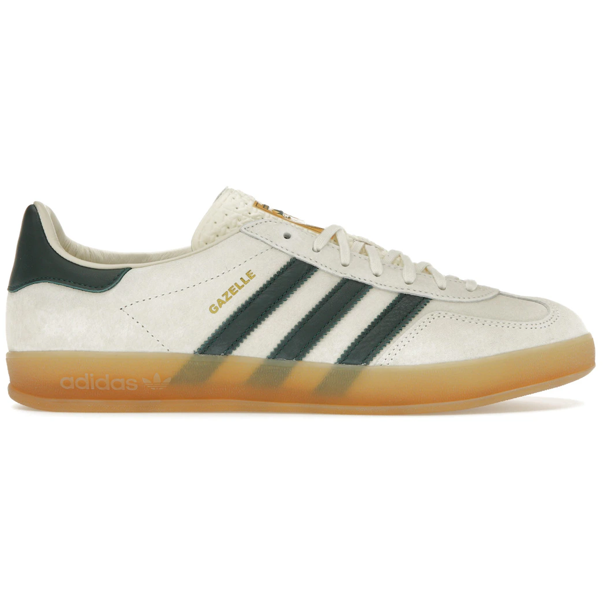 Adidas Gazelle Indoor Cream White Collegiate Green Gum
