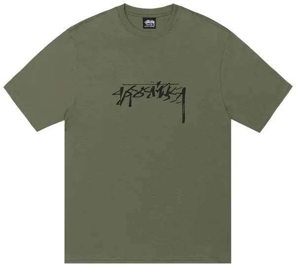 Stussy Sliced Tee Olive