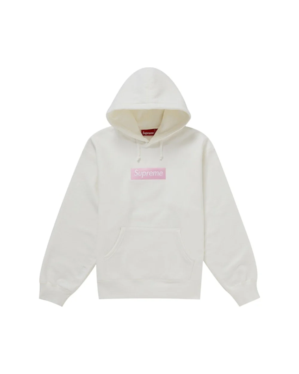 Supreme Box Logo Hooded Sweatshirt (FW25) White